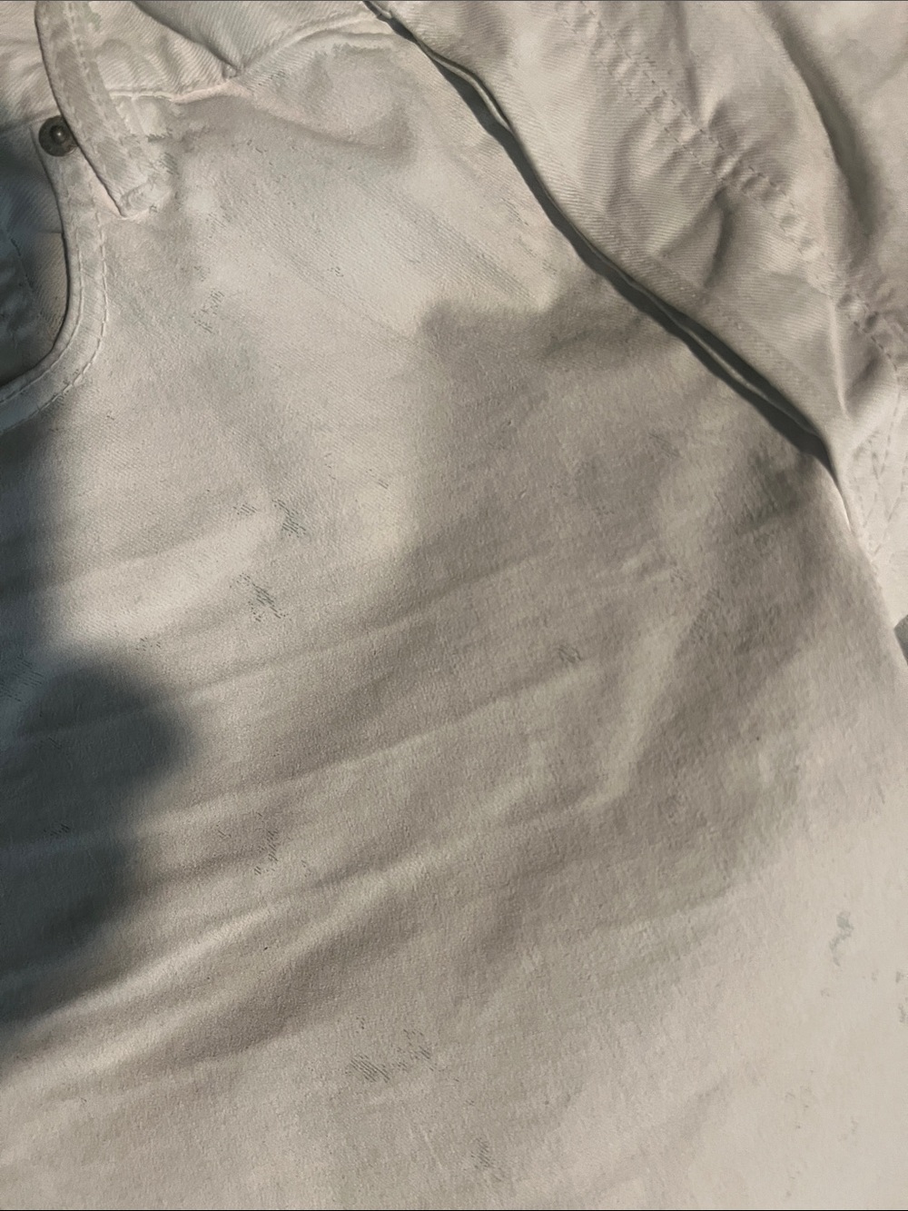 Ralph Lauren Black Label Men’s Slim White Painted Jeans. - Picture 4 of 8